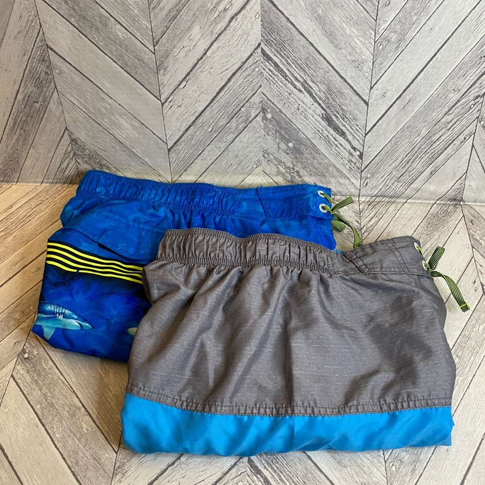 Two Gerry Weber Blue and Gray Swim Shorts